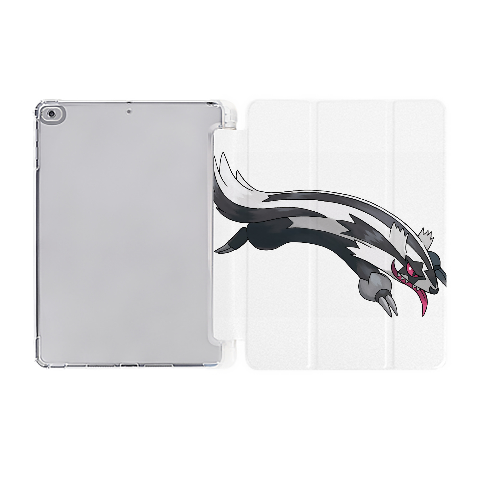 （画像用） ポケットモンスター Pokémon IPad ケース ペン収納付き 三つ折りスタンド PUレザー×シリコン 対応機種9.5/10.5/10.9インチ